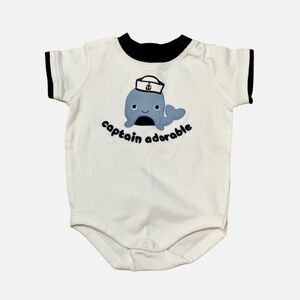 Gymboree Whale Captain Adorable Bodysuit